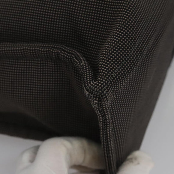 HERMES Her Line MM Tote Bag Canvas Gray Silver Auth kk445