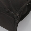 HERMES Her Line MM Tote Bag Canvas Gray Silver Auth kk445-9