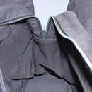 HERMES Her Line MM Tote Bag Canvas Gray Silver Auth kk445-19