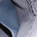 HERMES Her Line MM Tote Bag Canvas Gray Silver Auth kk445-12