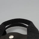 HERMES Her Line MM Tote Bag Canvas Gray Silver Auth kk445-8