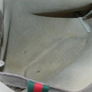 GUCCI GG Supreme Web Sherry Line Tote Bag PVC Leather Beige 39.02.003 Auth kk456-10