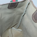 GUCCI GG Supreme Web Sherry Line Tote Bag PVC Leather Beige 39.02.003 Auth kk456-20