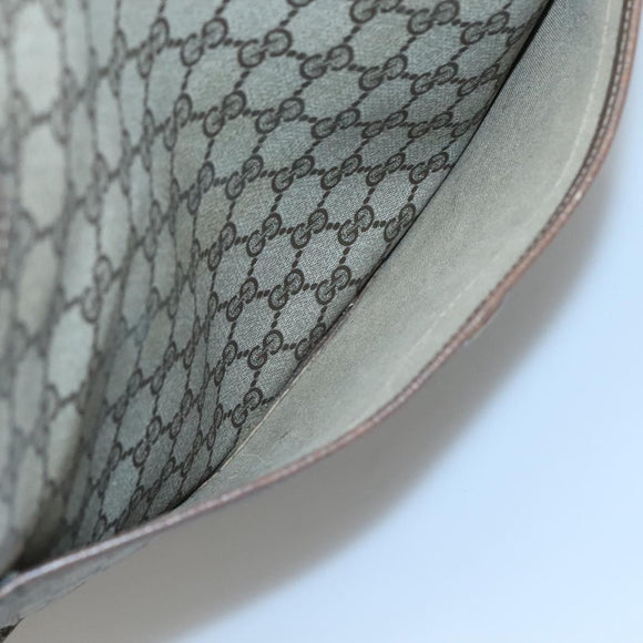 GUCCI GG Supreme Web Sherry Line Tote Bag PVC Leather Beige 39.02.003 Auth kk456