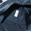 BURBERRY Nova Check Blue Label Hand Bag Nylon Beige Silver Auth kk458-18