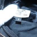 BURBERRY Nova Check Blue Label Hand Bag Nylon Beige Silver Auth kk458-12