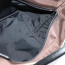 Burberrys Blue Label Hand Bag Nylon Beige Silver Auth kk459-12