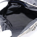 BURBERRY Nova Check Blue Label Shoulder Bag Nylon Beige Silver Auth kk460-12