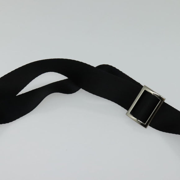 BURBERRY Nova Check Blue Label Shoulder Bag Nylon Beige Silver Auth kk460