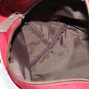 BURBERRY Nova Check Blue Label Tote Bag Nylon Beige Silver Auth kk461-17