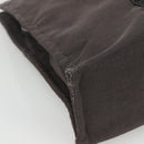 HERMES Her Line MM Hand Bag Canvas Gray Auth kk463-9