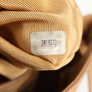 CHANEL Backpack Calf Skin Beige Gold CC Auth kk466V-11