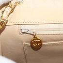 CHANEL Matelasse Chain Shoulder Bag Lamb Skin Beige Gold CC Auth kk467V-26