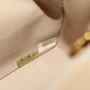 CHANEL Matelasse Chain Shoulder Bag Lamb Skin Beige Gold CC Auth kk467A-11