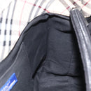 BURBERRY Nova Check Blue Label Hand Bag Nylon Beige Silver Auth kk474-18