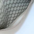 GUCCI GG Supreme Web Sherry Line Tote Bag PVC Leather Beige 89 02 003 Auth kk476-11