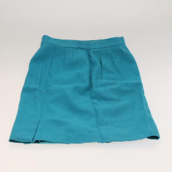 SAINT LAURENT Jacket Skirt Setup Cotton Blue Auth kk477