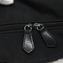 Burberrys Nova Check Hand Bag Nylon Black Silver Auth kk484-10