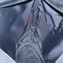 Burberrys Nova Check Hand Bag Nylon Black Silver Auth kk484-18