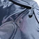 Burberrys Nova Check Blue Label Tote Bag Nylon Black Silver Auth kk486-17