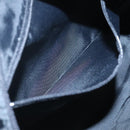 Burberrys Nova Check Blue Label Tote Bag Nylon Black Silver Auth kk486-12