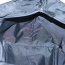 Burberrys Nova Check Blue Label Tote Bag Nylon Beige Silver Auth kk487-17