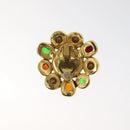 CHANEL Gripoa Earring metal Gold CC Auth kk494-3