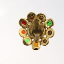 CHANEL Gripoa Earring metal Gold CC Auth kk494-7