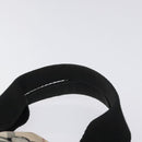 BURBERRY Nova Check Blue Label Hand Bag Nylon Beige Silver Auth kk500-8