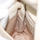 PRADA Shoulder Bag Leather Beige Auth kk506-19