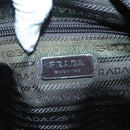 PRADA Shoulder Bag Nylon Khaki Silver Auth kk507-17