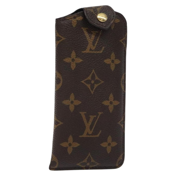 LOUIS VUITTON Monogram Etui Lunette PM Glasses Case M66545 LV Auth kk521