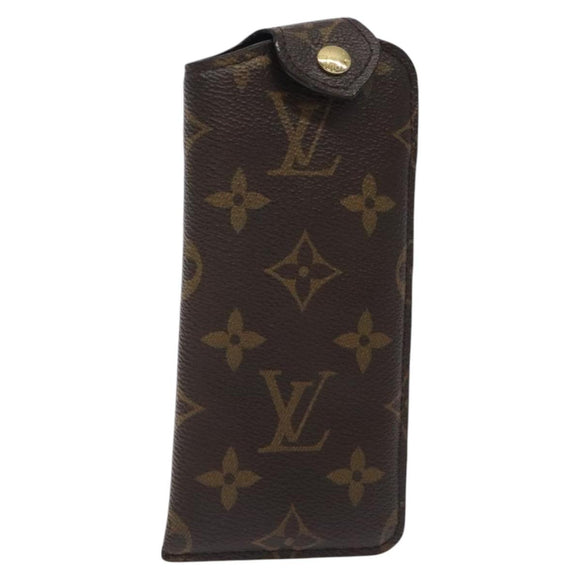 LOUIS VUITTON Monogram Etui Lunette PM Glasses Case M66545 LV Auth kk522