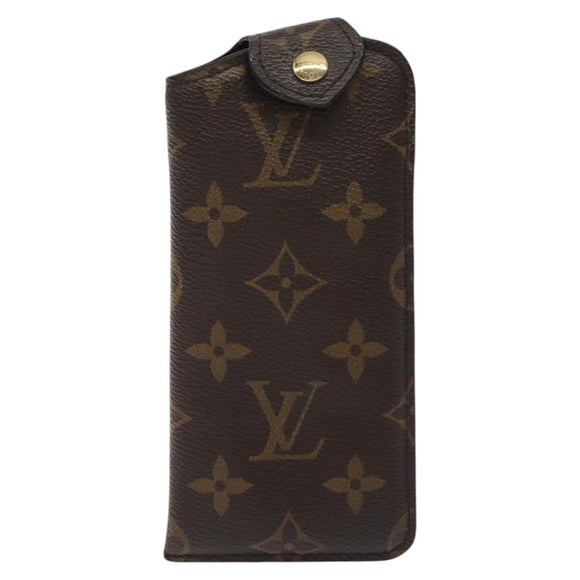LOUIS VUITTON Monogram Etui Lunette PM Glasses Case M66545 LV Auth kk522