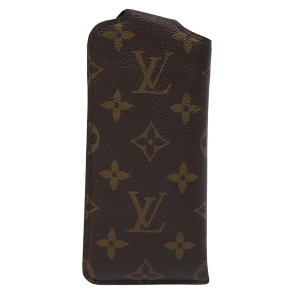 LOUIS VUITTON Monogram Etui Lunette PM Glasses Case M66545 LV Auth kk522