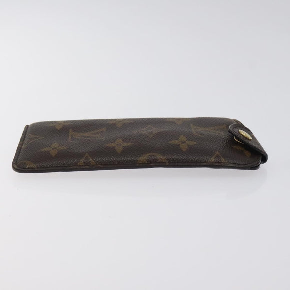 LOUIS VUITTON Monogram Etui Lunette PM Glasses Case M66545 LV Auth kk522