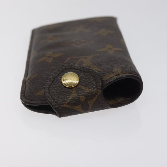 LOUIS VUITTON Monogram Etui Lunette PM Glasses Case M66545 LV Auth kk522
