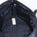 BURBERRY Nova Check Blue Label Hand Bag Nylon Beige Silver Auth kk530-18