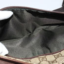 GUCCI GG Supreme Waist bag PVC Beige Silver 28566 Auth kk532-10