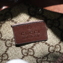 GUCCI GG Supreme Waist bag PVC Beige Silver 28566 Auth kk532-20