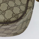 GUCCI GG Supreme Web Sherry Line Shoulder Bag PVC Beige 89 02 032 Auth kk533-16