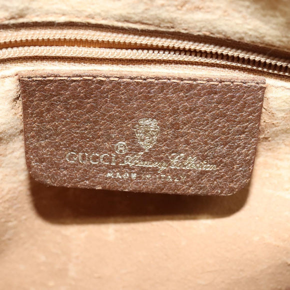 GUCCI GG Supreme Web Sherry Line Shoulder Bag PVC Beige 89 02 032 Auth kk533