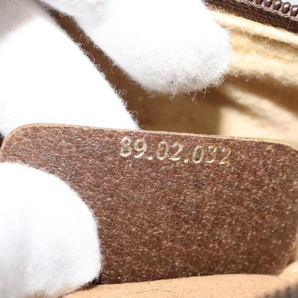 GUCCI GG Supreme Web Sherry Line Shoulder Bag PVC Beige 89 02 032 Auth kk533