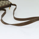 GUCCI GG Supreme Web Sherry Line Shoulder Bag PVC Beige 89 02 032 Auth kk533-7