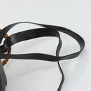 GUCCI Bamboo Backpack Leather Black Gold 003 2058 0030 Auth kk534-15