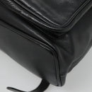 GUCCI Bamboo Backpack Leather Black Gold 003 2058 0030 Auth kk534-16