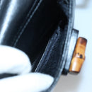 GUCCI Bamboo Backpack Leather Black Gold 003 2058 0030 Auth kk534-23