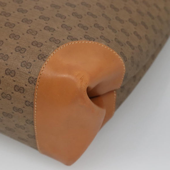 GUCCI Micro GG Supreme Web Sherry Line Bag PVC Beige 002 904 0131 Auth kk538