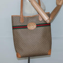 GUCCI Micro GG Supreme Web Sherry Line Bag PVC Beige 002 904 0131 Auth kk538-19