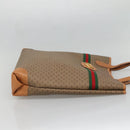 GUCCI Micro GG Supreme Web Sherry Line Bag PVC Beige 002 904 0131 Auth kk538-4